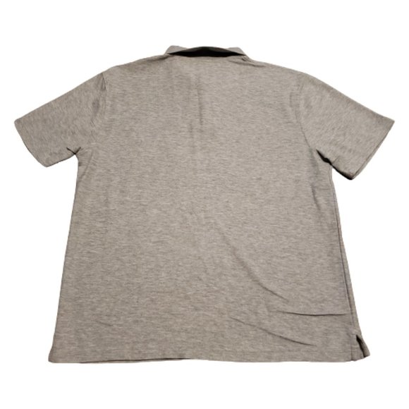 Carhartt Polo Shirt Men's Large L Gray Loose Fit Western Ranchwear Trendy Preppy - Picture 2 of 10